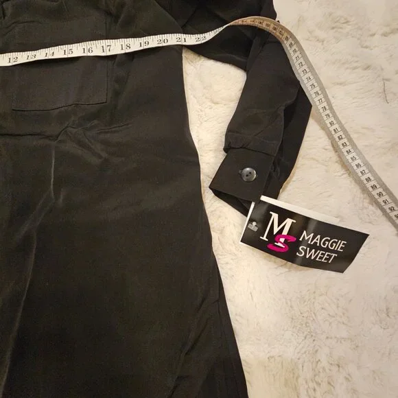 Maggie Sweet Black Blouse - Picture 5 of 7